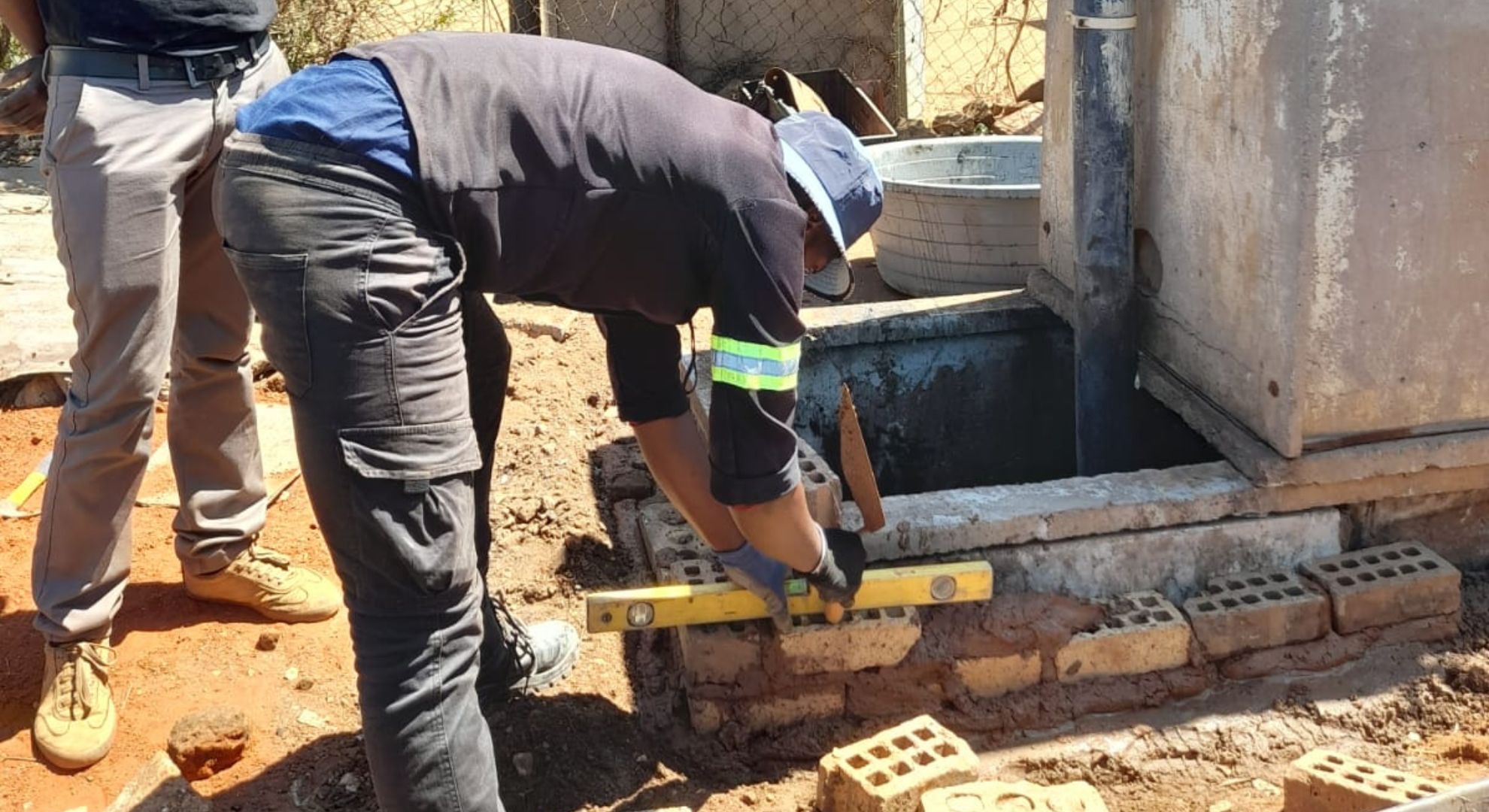 Community-led VIP Backslab Installation in Lawley Station
