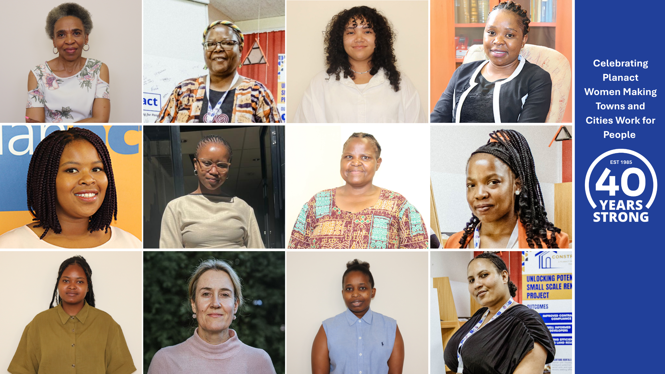 Celebrating Planact Women Who Make Towns and Cities Work for People